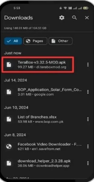 How to download and install TeraBox app?
