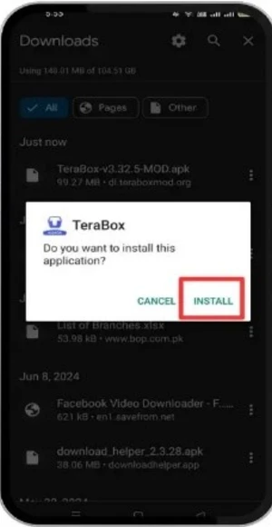 How to download and install TeraBox app?