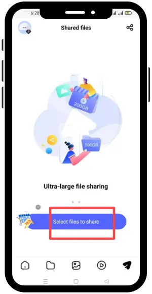 Method to see and use the sharing option of terabox 2