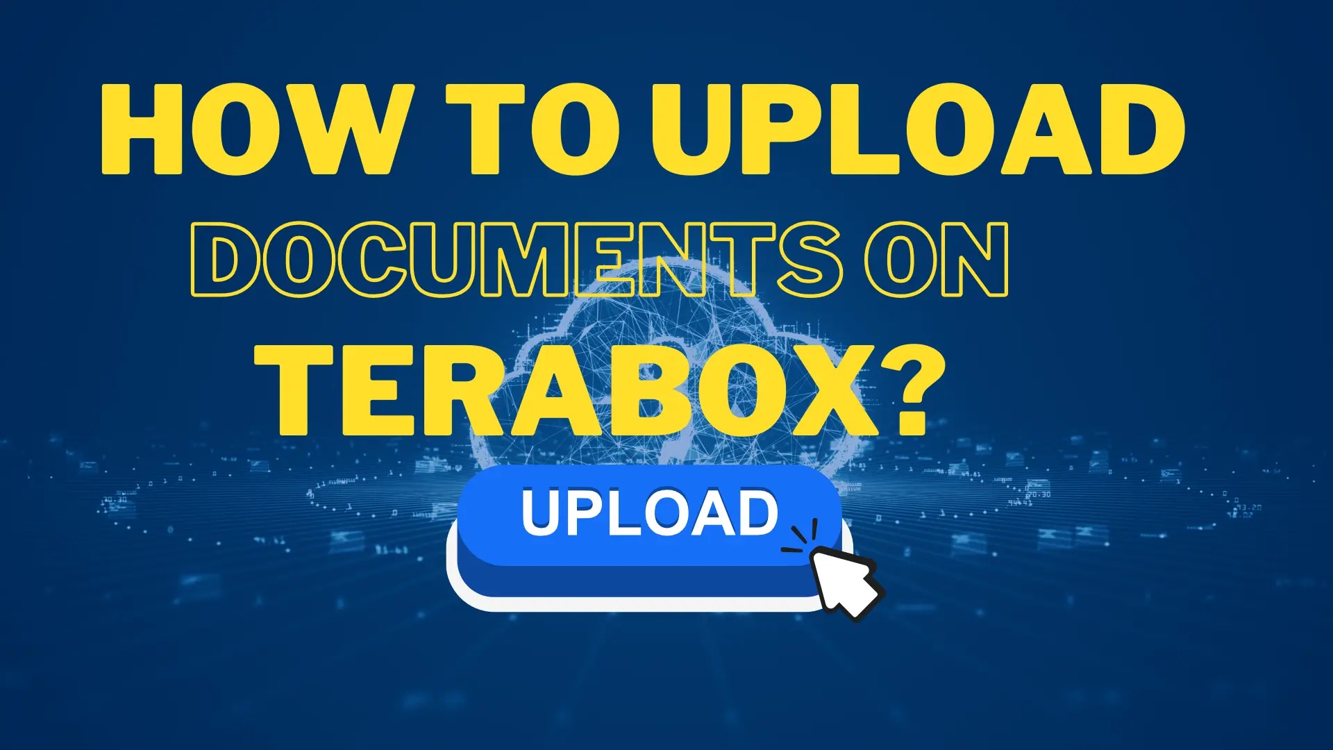 How to Upload Documents on Terabox