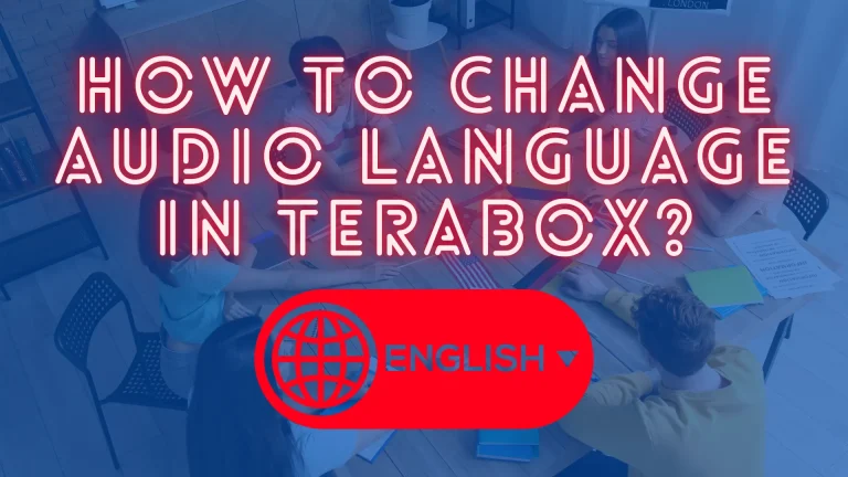 change Audio Language in Terabox